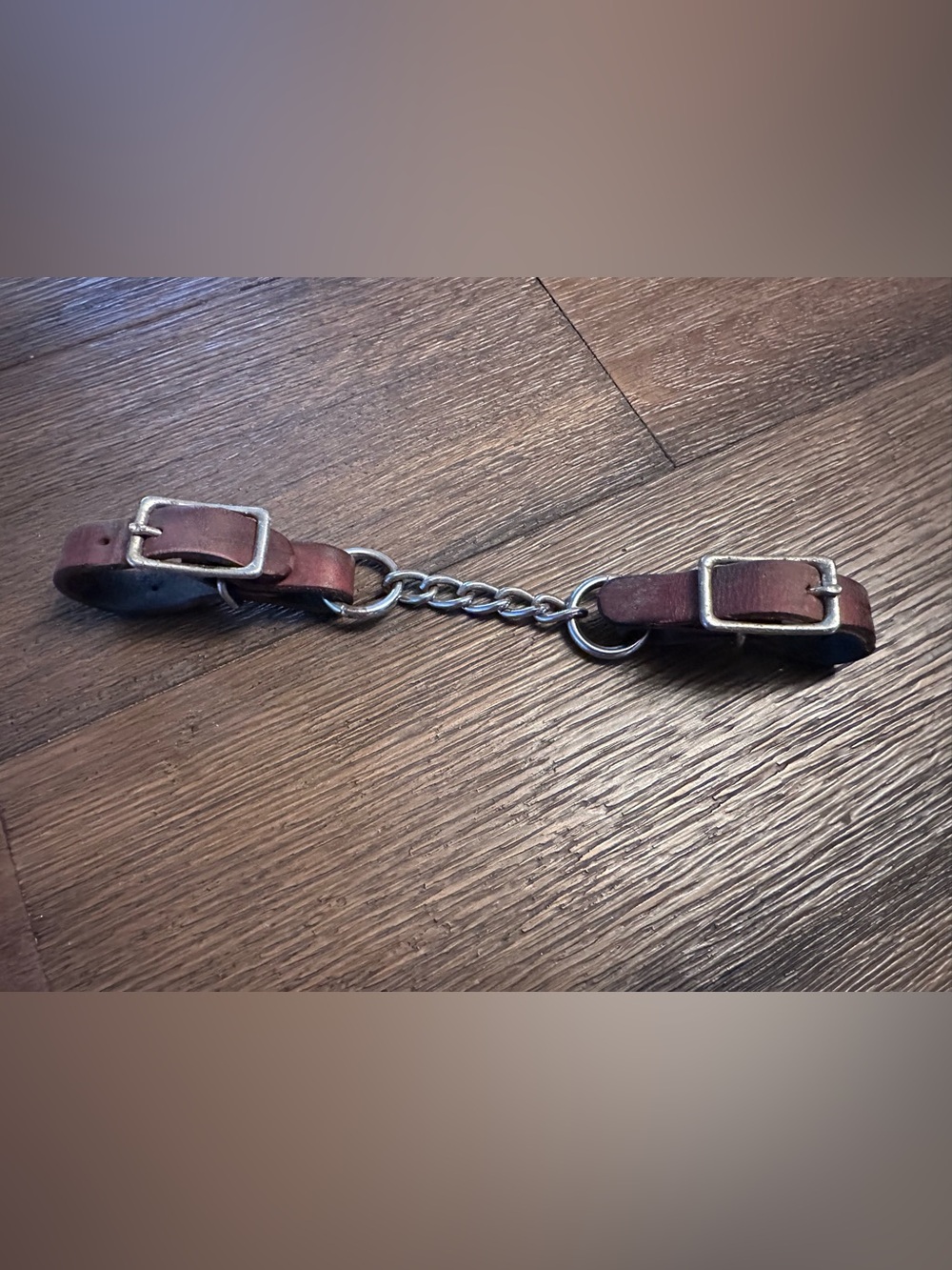 Horse Tack - Leather Curb Chain